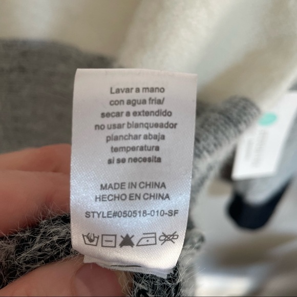 FATE | NWT | Cozy Neutral Striped Soft Crewneck Sweater - Picture 9 of 10